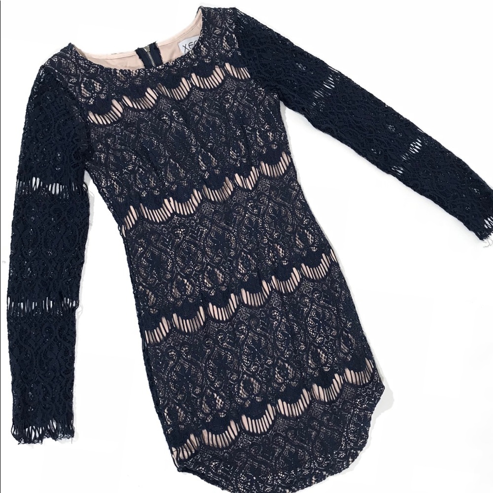 Navy Blue Bodycon Dress